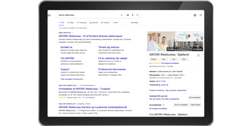 Google My Business AWORK